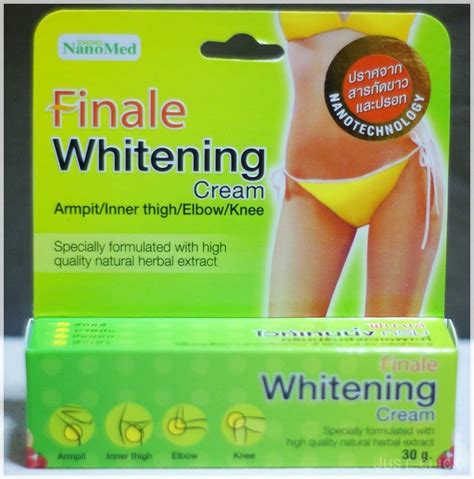 1 box finale whitening cream armpit inner thigh elbow knee 30g