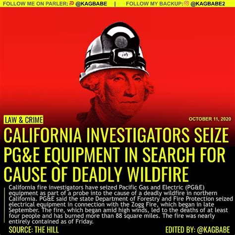 california fire investigators have seized pacific gas and