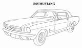 Mustang Coloring Drawing Pages Outline Ford 67 Car 1965 1964 Drawings Cars Shelby Mustangs Color 1968 Printable Template Colouring Adult sketch template