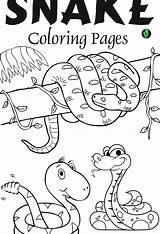 Pages Coloring Snake Kids Getcolorings Reptiles Snakes sketch template