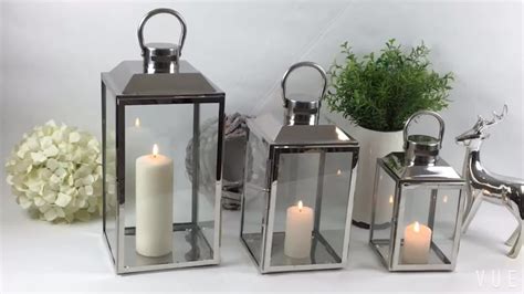 Geometric Outdoor Glass Candle Stainless Steel Lantern Festival Buy