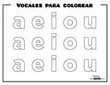Vocales Ejercicios Preescolar Imagui Letra Paraimprimir Abecedario Colores Palabras sketch template