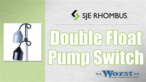 sje rhombus double float pump switch youtube