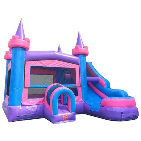 pogo modular inflatable water  bounce house combo  blower
