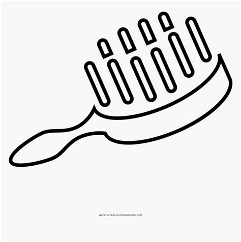 hair brush coloring page   printable colorings images