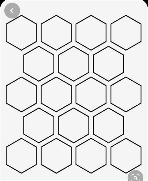 printable hexagon graph paper