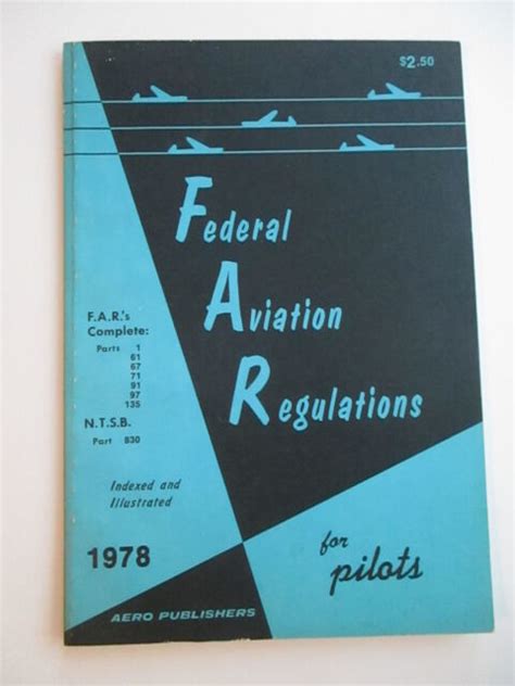 federal aviation regulations  pilots manual aero publishers ebay