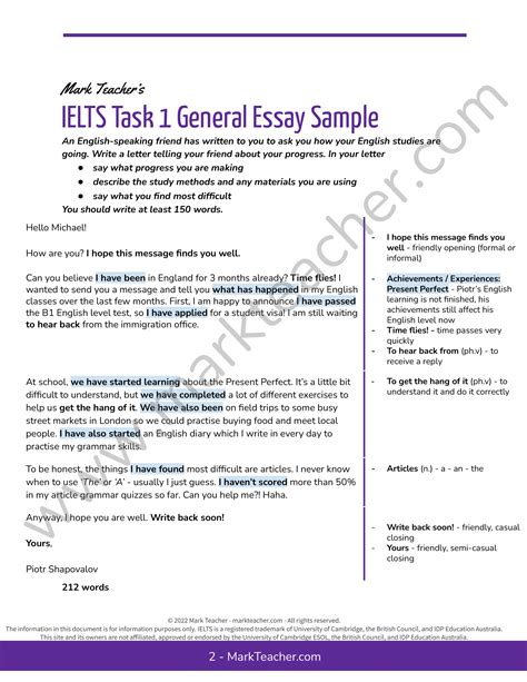 ielts writing task  general sample  english studies ielts