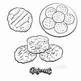 Drawing Yeast Sketch Biscuit Hebstreits Bread Drawn Hand Paintingvalley Draw Sketches North Food sketch template