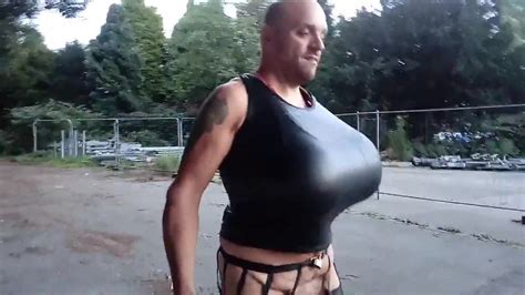 extreme big boobs transgender in latex outdoor tits xhamster