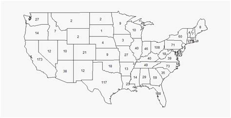 map  counts map   united states  numbers hd png