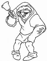 Hunchback Coloring Quasi Wecoloringpage sketch template