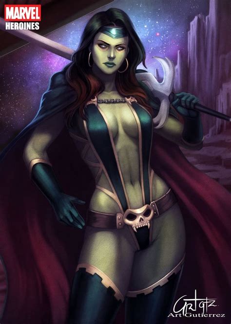 gamora by artgutierrez devi on deviantart guardians of galaxy pinterest gamora marvel
