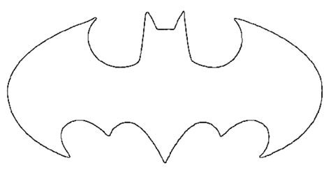 bat symbol stencil clipartsco