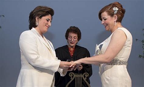 Council Speaker Christine Quinn Weds Same Sex Partner Kim Catullo