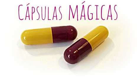 como hacer capsulas magicas magic pills capsules youtube