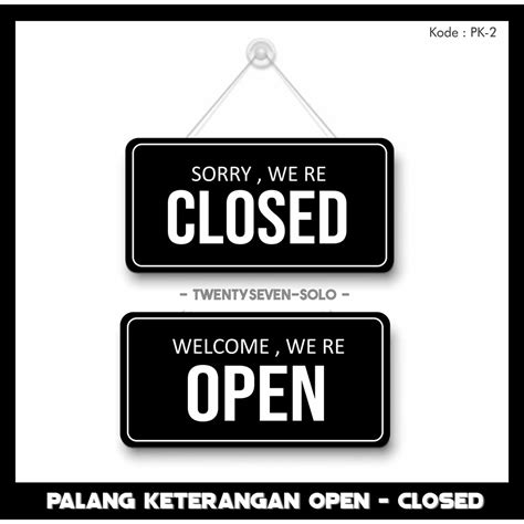 open closed board acrylic sign board shopee philippines