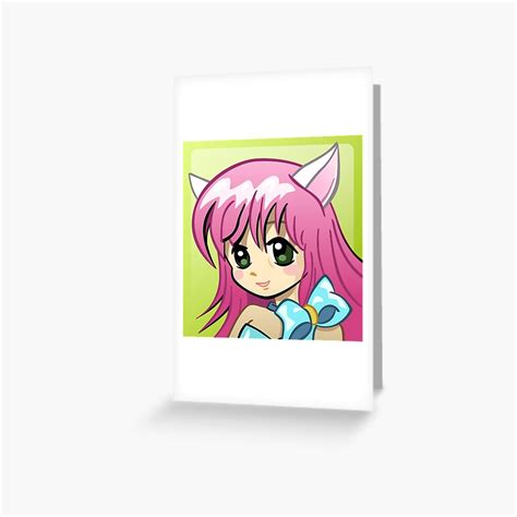 xbox  anime girl gamerpic greeting card  sale  thirstylyric redbubble