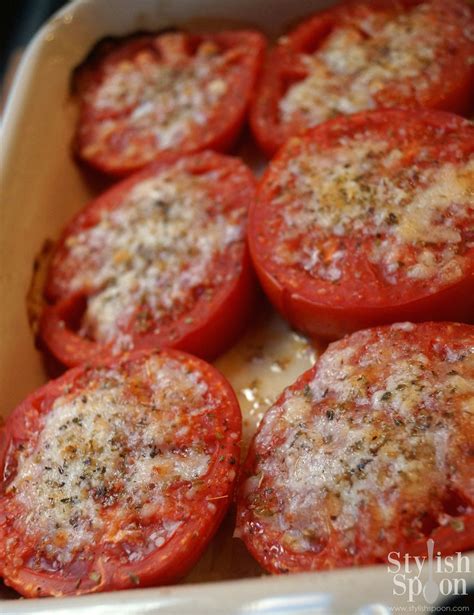 recipe parmesan baked tomatoes stylish spoon