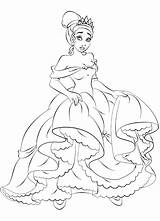 Coloring Pages Dresses Princess Girl Dress Library Clipart Halloween Comments sketch template
