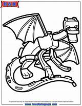 Dragon Coloring Ender Minecraft Pages Printable Choose Board Colouring sketch template