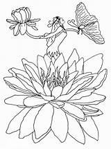 Fairy Flower Coloring Pages Printable Flowers Categories sketch template