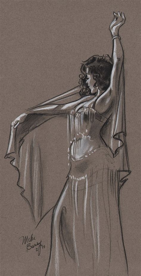 mikes art page belly dancer