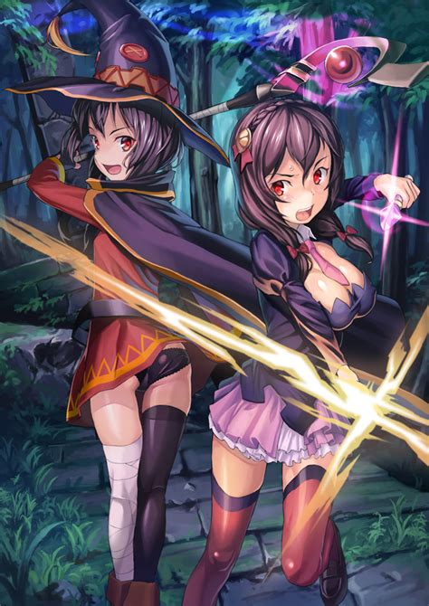 Megumin And Yunyun Kono Subarashii Sekai Ni Shukufuku Wo