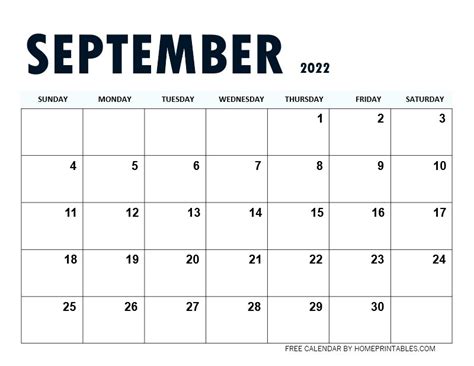 september  calendars    printables