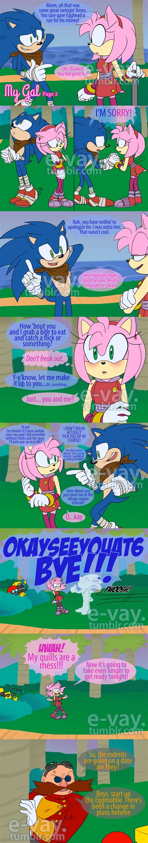 My Gal Part 2 By E Vay Sonic Heroes Sonic Boom Sonic Amy