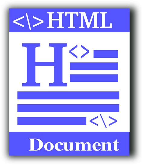 html file type source code royalty  vector graphic
