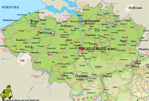 frankrijk kaart geografische