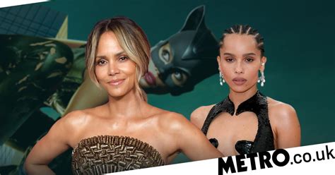 halle berry breaks silence on zoe kravitz becoming the new catwoman metro news