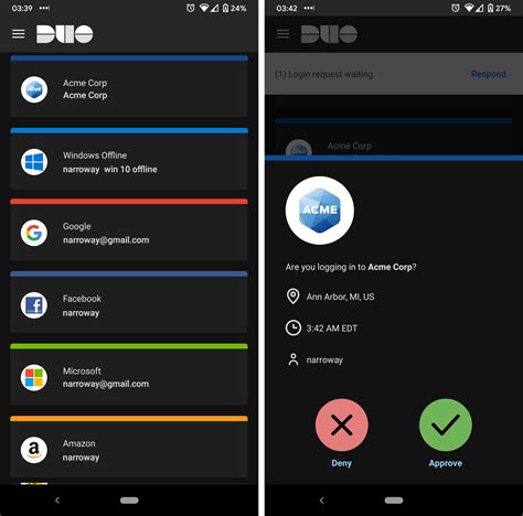 duo mobile  android guide   factor authentication duo security