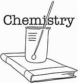Coloring Pages Chemistry Science Printable Crafts Color Lab Chemical sketch template