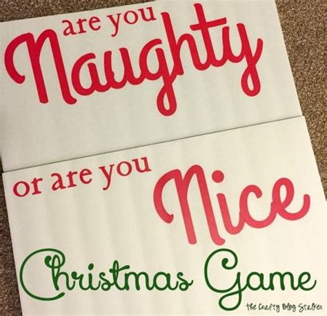 naughty or nice christmas game christmas games christmas party games xmas games