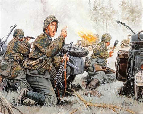 images soldier waffen ss painting art army