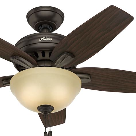 hunter fan   premier bronze indoor ceiling fan  light  pull chain  ebay