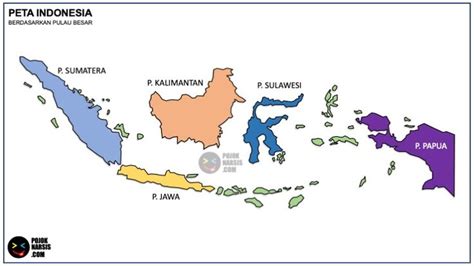 contoh gambar peta indonesia sederhana   membuatnya penulis cilik peta peta dunia