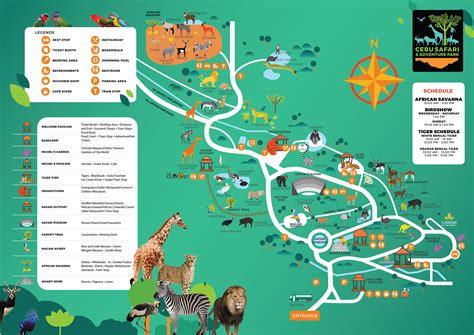 cebu safari adventure park map shellwanders