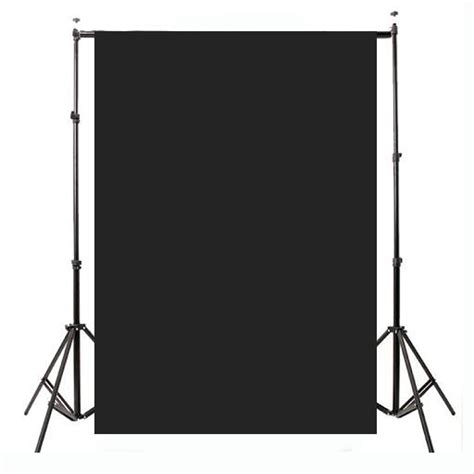 xft plain black thin vinyl studio backdrop photography prop