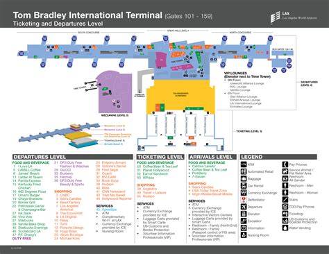 lax airport terminal map american airlines