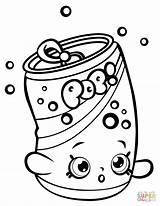Coloring Pages Drink Soft Soda Getcolorings Color Printable Shopkins Pop sketch template