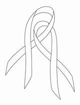 Ribbons Breast sketch template