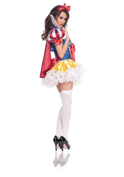womens lacy sexy snow white costume movie costumes snow