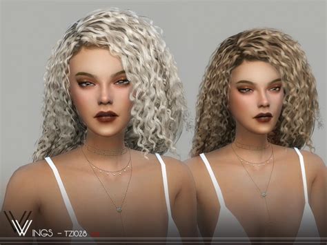 Wings Tz1028 Hair By Wingssims At Tsr Sims 4 Updates