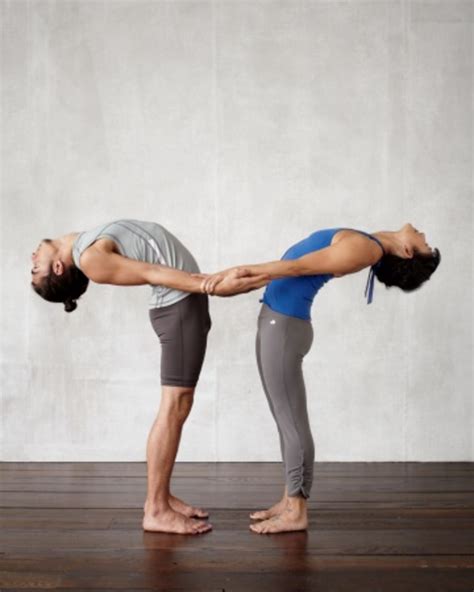 fun partner yoga poses  build trust  communication
