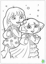 Dora Coloring Pages Explorer Christmas Princess Printable Dinokids Print Kids Brr Books Close Popular sketch template