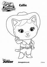Sheriff Callie Dibujos Sherif sketch template