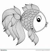 Blowfish Coloring Getdrawings Drawing Fish Cartoon Pages sketch template